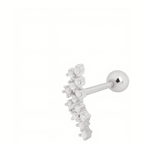 Lidia Tu Moda - Piercing Puntos De Luz Plata 925