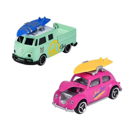 Vehículo Majorette Volkswagen Beetle detalles realistas