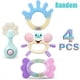 thumbnail image 1 of 4pcs Infant Baby Rattles Teethers Set For Babies, Sensory Teething Toys For Babies, Newborn Teething Toys, Baby Boy Girl Gifts Set, 1 of 2