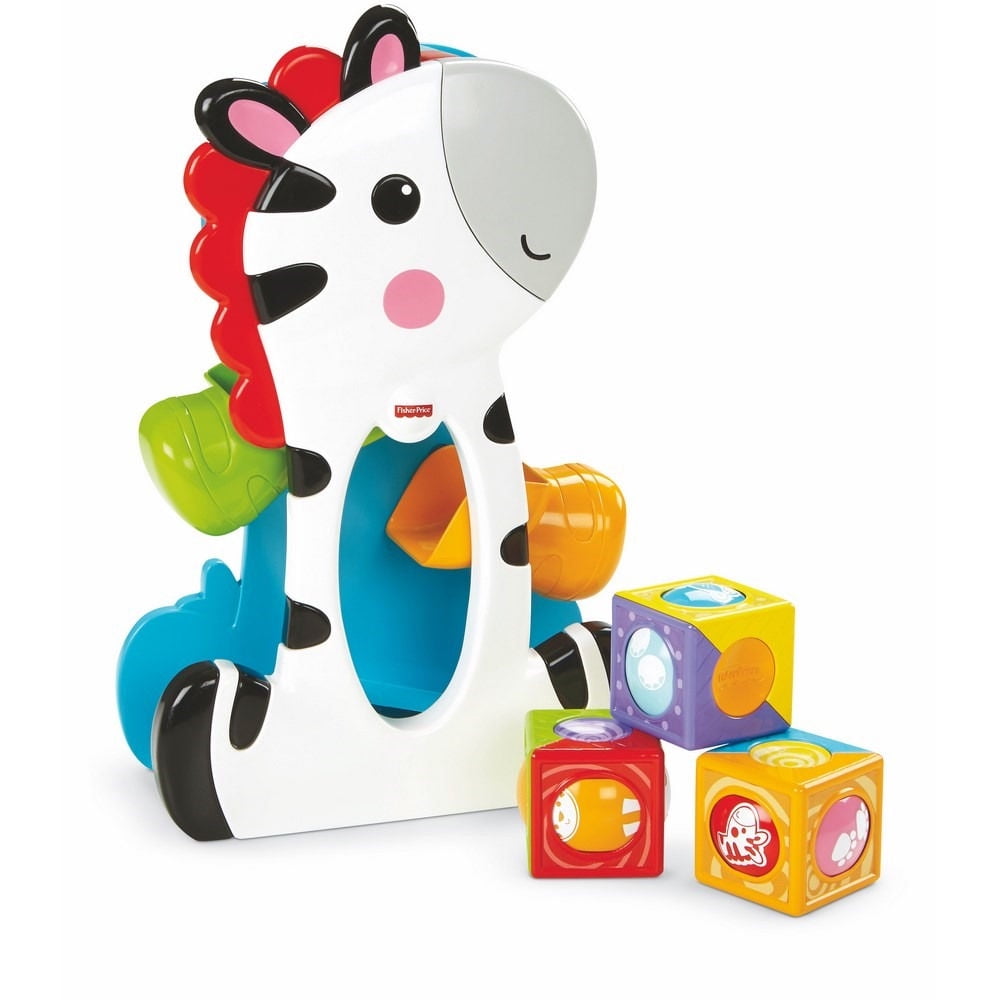 Fisher-Price - Juguete Para Bebés Cebra Bloques