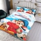 thumbnail image 3 of Un cuento americano Conjunto de sábanas temático, trío de piezas, cómodo y amigable con la piel, diseño único, regalo de decoración para el hogar para familiares, amigos y fans,173cm *218cm, 3 of 6