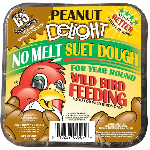 Masa de sebo sin derretir C&S Peanut Delight para mascotas, 333 g