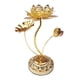 thumbnail image 3 of Portavelas De Loto Mantel Candelabros Decorativos Tealight Candlestick, 3 of 5