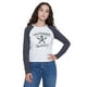 thumbnail image 1 of Polera Niña Teen Manga Larga Raglan Blanco Corona, 1 of 5