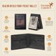 thumbnail image 4 of Cartera House of Jack Co. Maverick negra con clip de dinero, 4 of 9