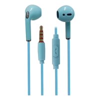 Genérico - Audifono In-Ear U19 Con Micrófono En Color Celeste