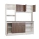 thumbnail image 5 of Kit Cocina Julieta 8 Puertas 1 Cajon Nogal - Blanco, 5 of 16