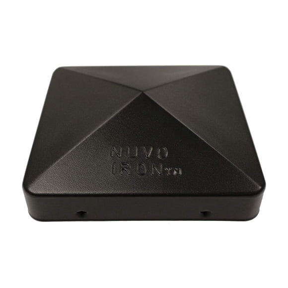 Tapa para poste Nuvo Iron US-PCP12BLK 15x15 cm negra