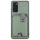 thumbnail image 1 of Funda Billetera Tejida para Samsung Galaxy S20 FE con Soporte y Tarjetero Verde, 1 of 4