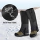 thumbnail image 3 of Gators impermeables para botas de senderismo y zapatos Gaiters de piernas ajustables ligeros para hombres Mujeres Gaiters para senderismo Snowshoeing (solo los protectores de piernas están d, 3 of 3