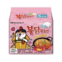 Buldak Ramen Carbonara Samyang 130G*Pack 5 Bolsas