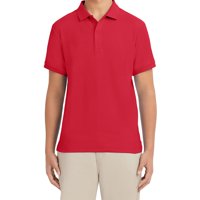 Polo Izod Piqué De Manga Corta Para Hombre Rojo Talla 38-39