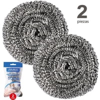 Set 2 Virutilla Aileda Esponja De Acero Para Olla Y Cocina
