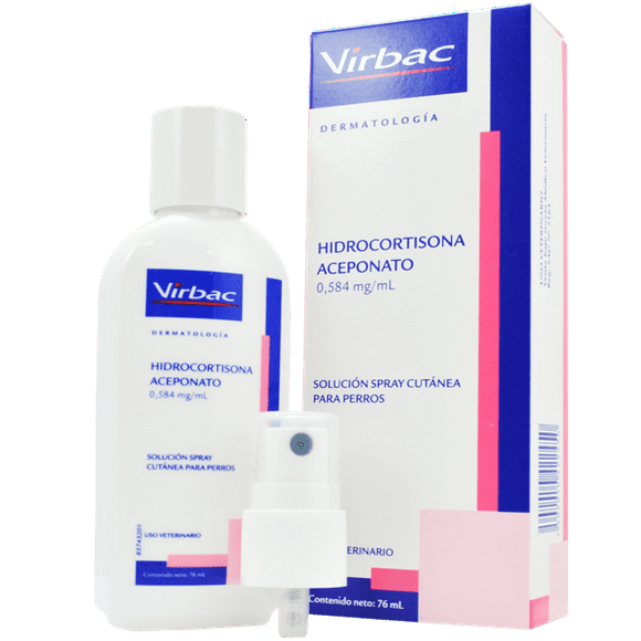 Hidrocortisona Aceponato en Spray Virbac 76 ml