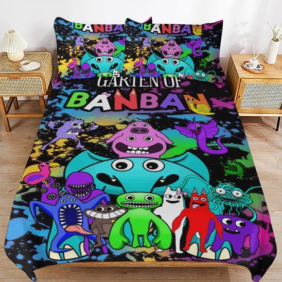 Garden Of Banban Bedding Set Duvet Cover Comfortable and Lightweight Cartoon Bedding 3 Piece Bed Set