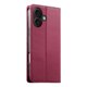 thumbnail image 3 of Funda tipo cartera con bloqueo RFID para iPhone 16 cubierta magnética de cuero con tapa y soporte Rojo, 3 of 6