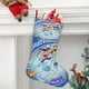 thumbnail image 2 of Chibiverse Tema: Calcetines de Navidad, fino lino blanco para colgar en escaleras y chimenea, decoración navideña para el hogar, regalo de Navidad. 45cm × 32cm, 2 of 5