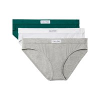 Bragas De Algodón Elástico Calvin Klein Comfort Logo, Paquete De 3