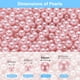 thumbnail image 3 of Perlas Uxcell ABS Redondas 8mm Rosa Claro, 3 of 3