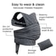 thumbnail image 4 of Portabebés Boppy ComfyFit Adjust, gris jaspeado, 8-35 libras, 4 of 6