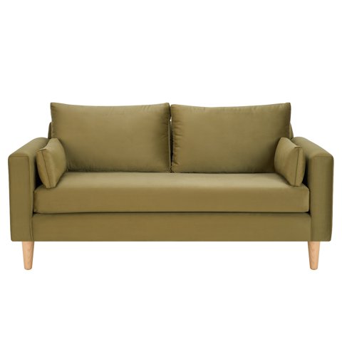 Bodevir - Sofa Sky 3C Felpa 05 Verde Musgo