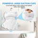 thumbnail image 5 of Almohada de baño REEZEIVI para bañera con soporte para cuello y espalda, color blanco, 5 of 8