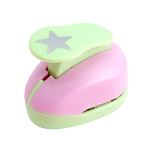 Magideal - Perforadora Para Papel Máquina De Agujeros Para Niños Perforadora Para Artesanía Suministros Para Scrapbooking Diseño Ergonómico Uso Cómodo Adecuada P Estrella