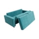 thumbnail image 2 of Sofa Cama Multifuncional Felpa Turquesa, 2 of 3