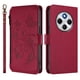 thumbnail image 2 of Funda Cartera Mariposa para [Xiaomi Redmi 14R] con Soporte y Cremallera Rojo, 2 of 6