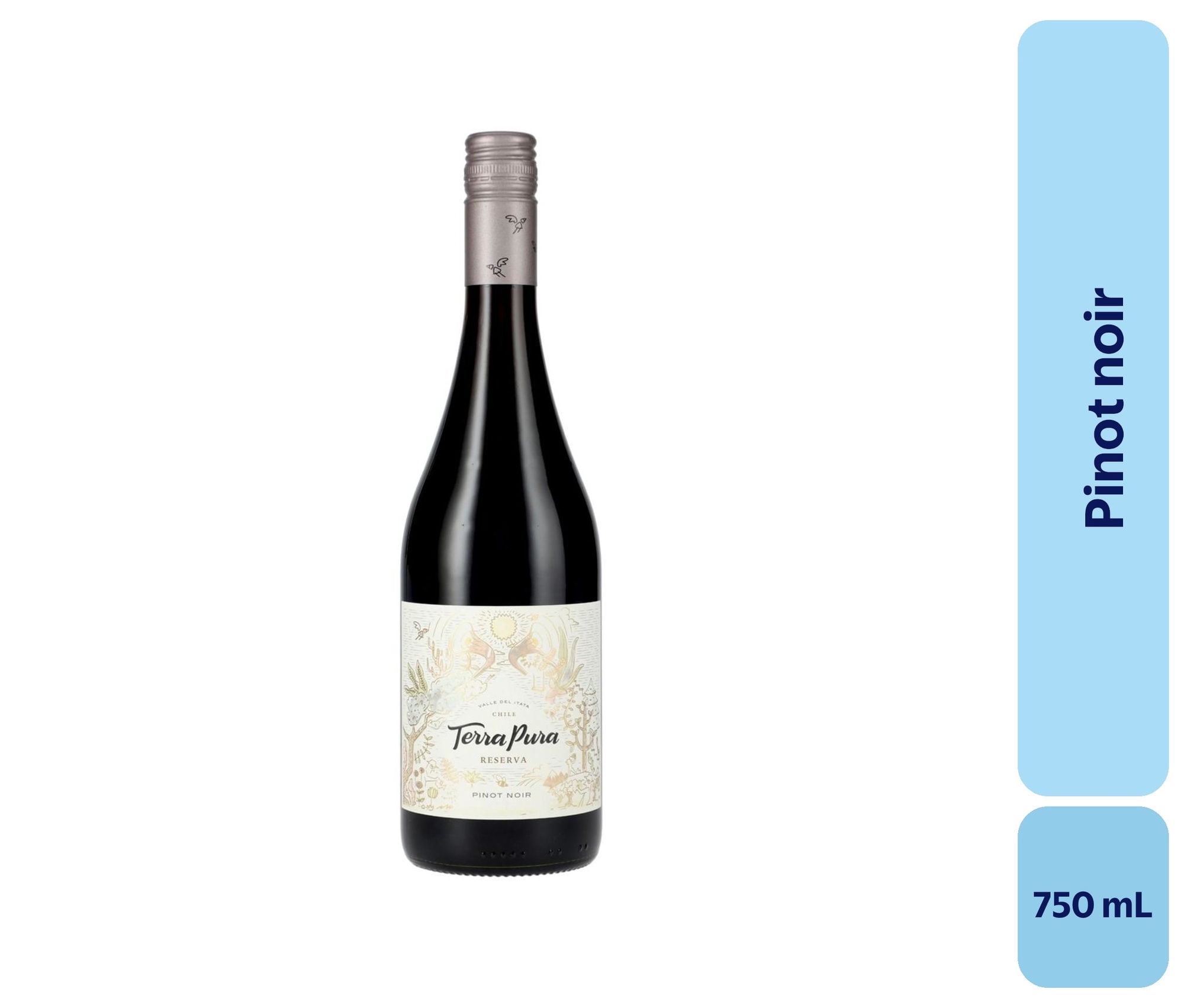 Vino Pinot Noir Botella 750 mL Terrapura