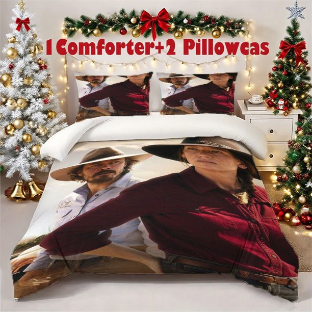 Ransom-Canyon TV Series Print Soft Bedding Set Polyester Material for Decoration and Warmth Ideal for Bedroom or Guest Room Use