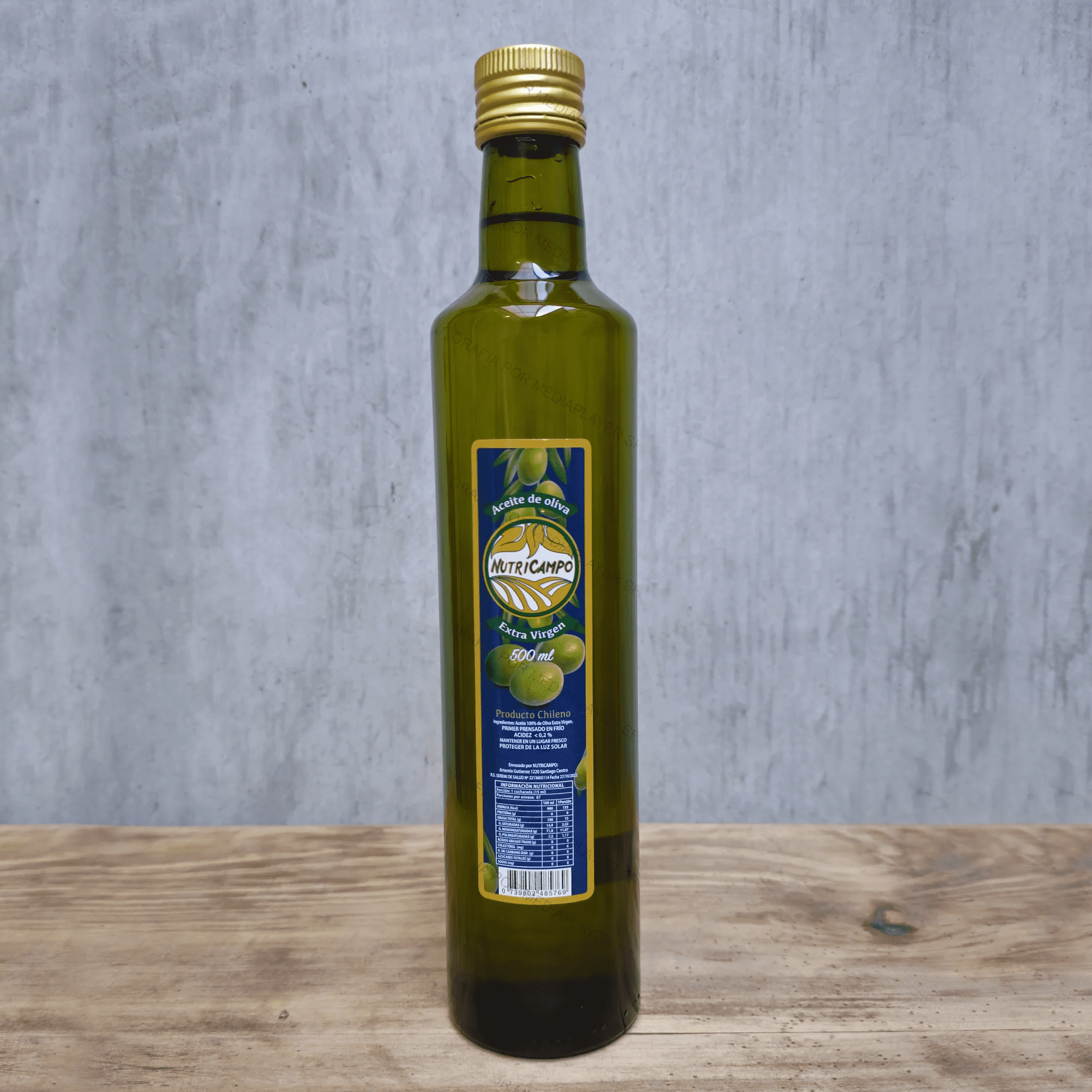 Aceite De Oliva Nutricampo 500ml Premium Extra Virgen