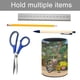 thumbnail image 5 of Jungla de la Intersección-theme Cylinder Pen Holder Pencil Organizer with Flannel Lining PVC Leather Material Cardboard Base for study work 10*8CM, 5 of 6