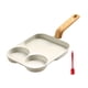 thumbnail image 3 of Sartén De 3 Secciones Mini Sartén Para Panqueques Sartén Antiadherente Para Huevos Jamón 2 Piezas Universal, 3 of 6
