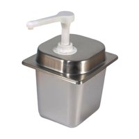 Magideal - Dispensador De Jarabe De Café, Botella Con Bomba De Condimentos, Prensa Manual De 2,3 L, Herramienta De Condimentos Extraíble, Estación De Bomba De Co 15 Cc