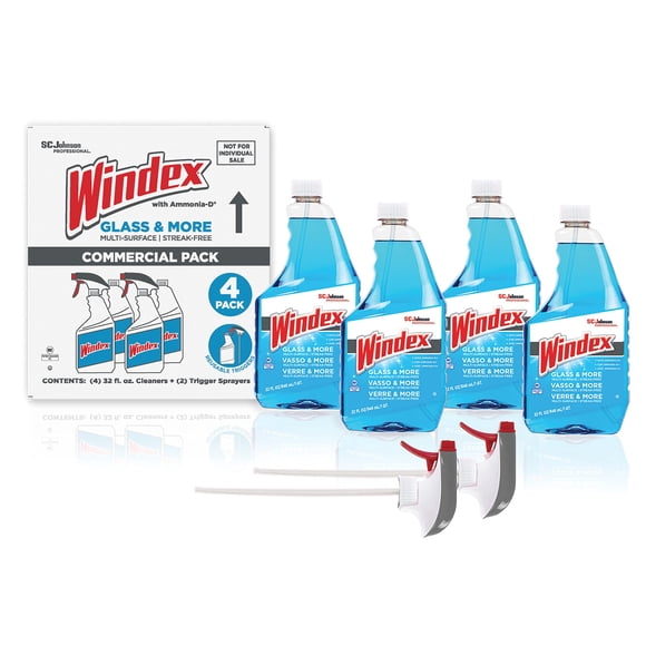 Limpiador de vidrios SC Johnson Windex Original 946 ml (4 cajas)