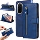thumbnail image 1 of Funda con Cremallera para Xiaomi Poco M7 4G, Carcasa Cartera de Cuero PU con Soporte y Tarjetero, 1 of 5