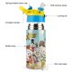 thumbnail image 3 of PatoAventuras Botella de Agua con Tapa Pop Top de Un Toque, Acero Inoxidable, a Prueba de Fugas, para Deportes, Botella Infantil azul 12 oz, 3 of 6