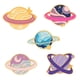 thumbnail image 2 of 5 Piezas Lindo Planeta Esmalte Pines Conjunto Bolso Sombrero Solapa Pin Aleación Broche, 2 of 5