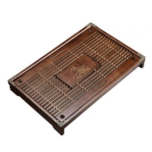 Magideal - Bandeja De Té De Madera China, Bandeja Para Servir Té, Accesorios Para Juegos De Té, Juego De Té Kungfu, Bandeja Para Servir Té Chino Para Salón De Té