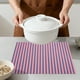 thumbnail image 4 of Juego de 6 manteles individuales tejidos para decoración de mesa de comedor interior, lavables, manteles de cocina, limpiar con un paño, púrpura/azul, 17.7*11.8 pulgadas, 4 of 6