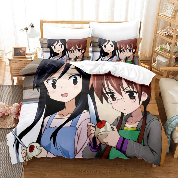A Channel Bedding Set Single Twin Full Size Bed Set Adult Kid Bedroom Duvet cover Sets Anime Bed Sheet Set Bed Sheets