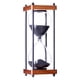 thumbnail image 2 of Reloj de arena SAMLONG 30 min decorativo de madera negro, 2 of 3