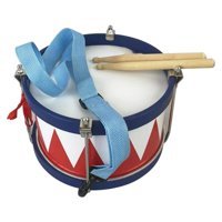 Magideal - Tambor De Caja De 8 Pulgadas, Instrumento De Percusión, Batería Musical, Baquetas, Correa Para El Hombro, Portátil, Fácil De Aprender, Para Niños, Ade