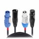thumbnail image 1 of Cable ProX XC-PWC14-DMX10 PowerCon Blue-M a Grey-M + DMX-3, 1 of 4