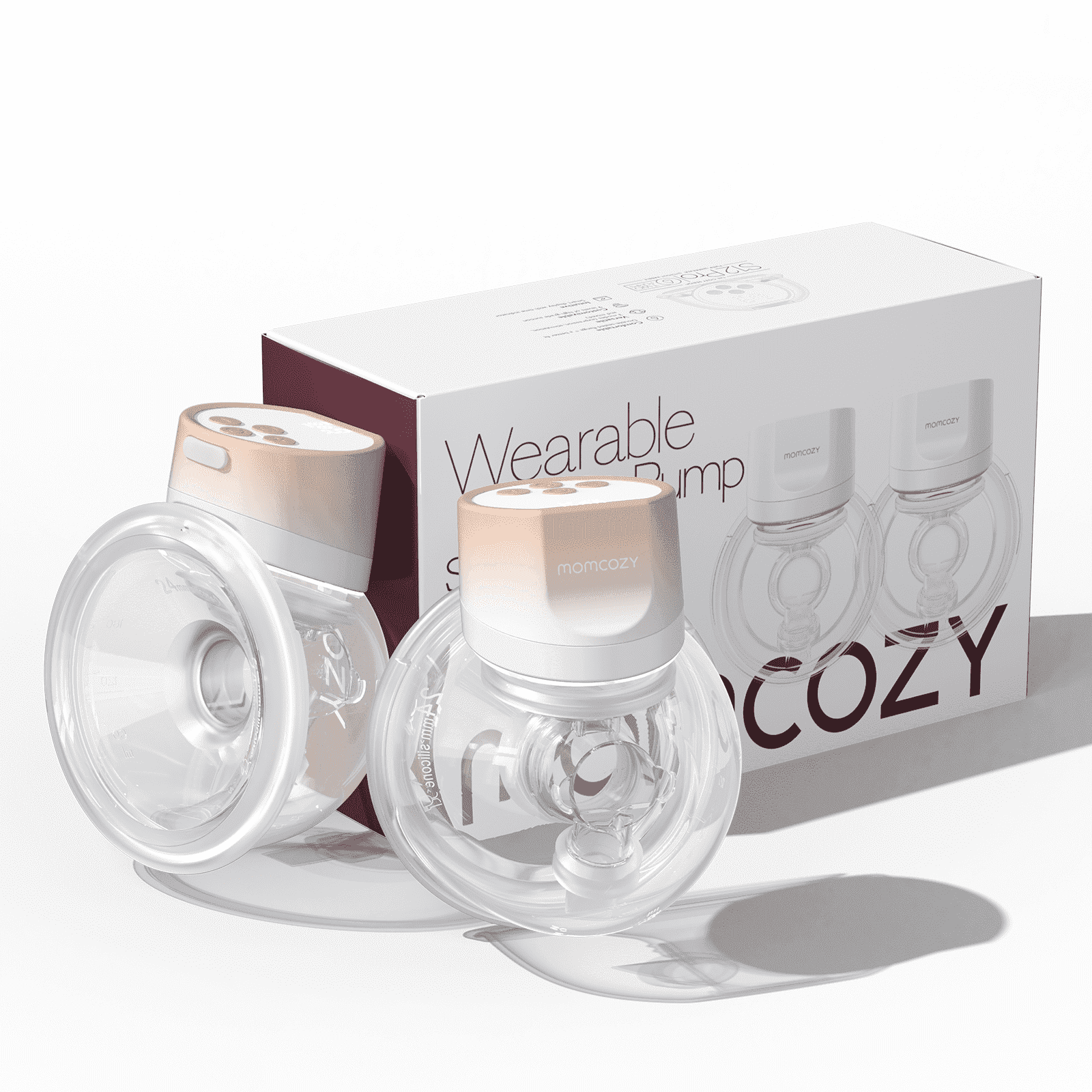Extractor De Leche Eléctrico Momcozy S12 Pro 24mm Naranja