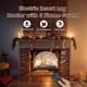 thumbnail image 2 of Juego de troncos para chimenea eléctrica de 21 pulgadas con sonido crepitante de 1500 W, 2 of 7