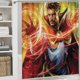 thumbnail image 5 of Doctor Strange-theme 4-Piece Shower Curtain Set with Rugs, Waterproof Bathroom Decor Set Includes Bath Mat, U-Shaped Rug, Toilet Lid Cover and Curtain with Hooks, 5 of 6