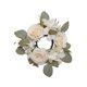 thumbnail image 4 of Corona De Rosas Con Forma De Vela, Aro Para Puerta Y Ventana, San Valentín, Color Blanco, 4 of 5