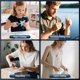 thumbnail image 5 of Tijeras mini plegables Hapdream 10 cm – Pack de 3 con llaveros, 5 of 6
